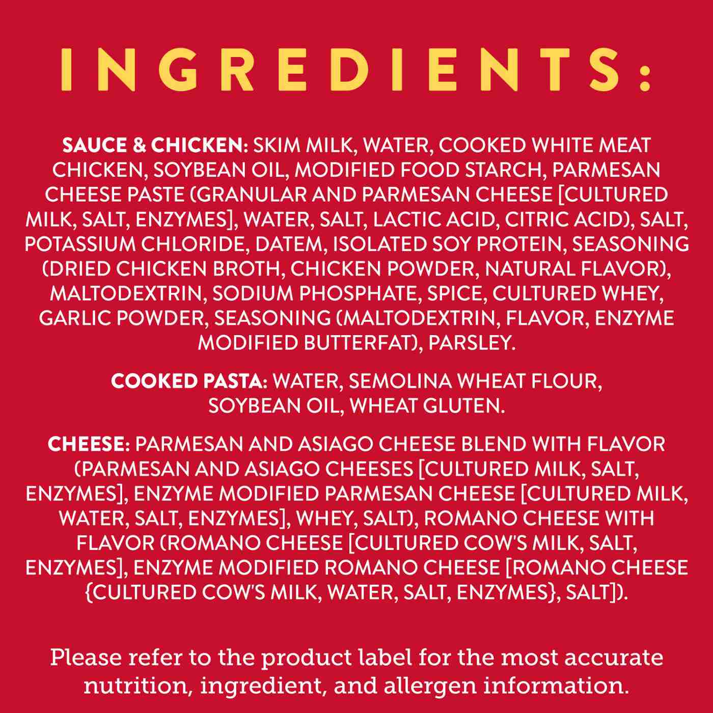 Stouffer's Chicken Alfredo Pasta Frozen Meal; image 7 of 8