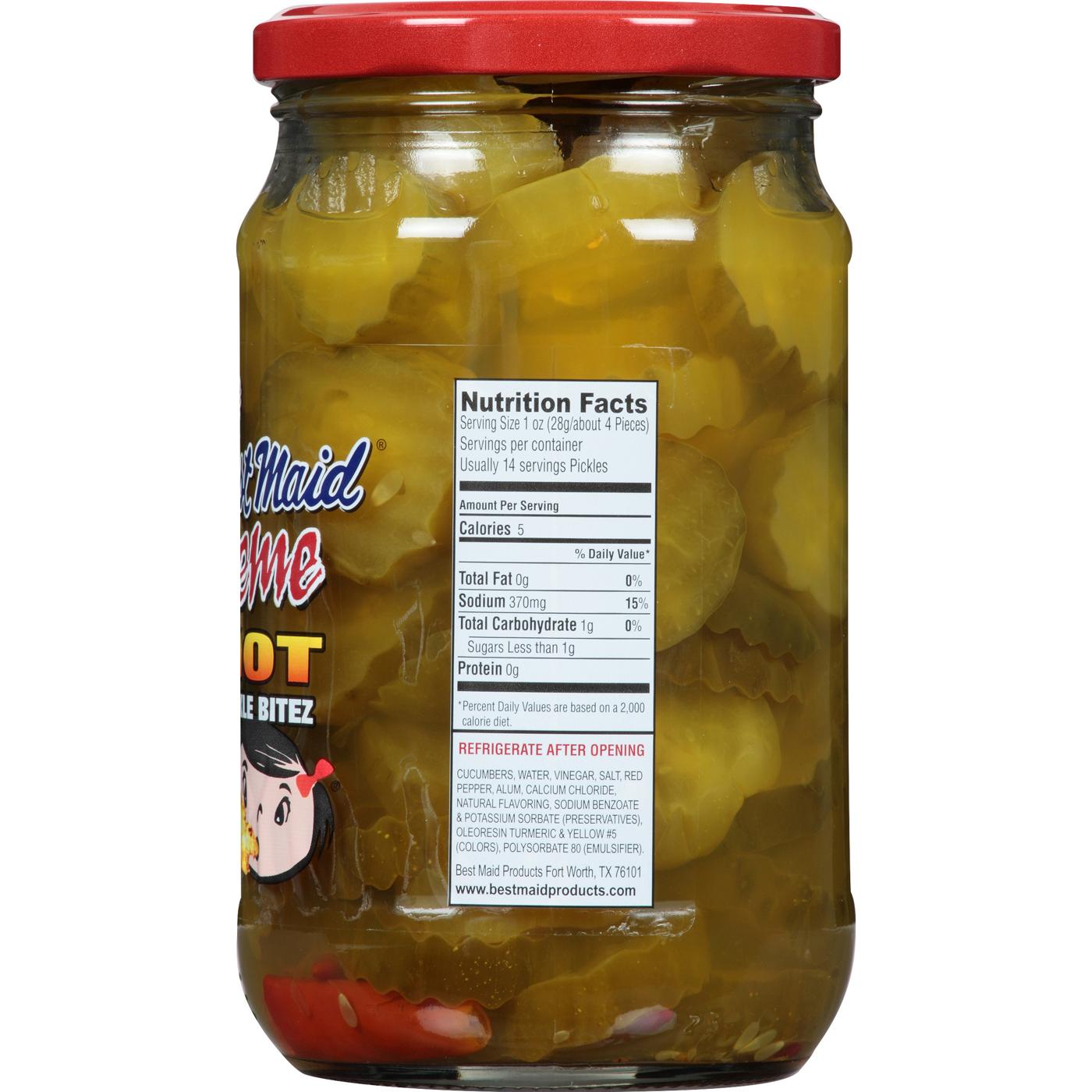 Best Maid Xtreme Hot Pickle Bitez; image 4 of 4