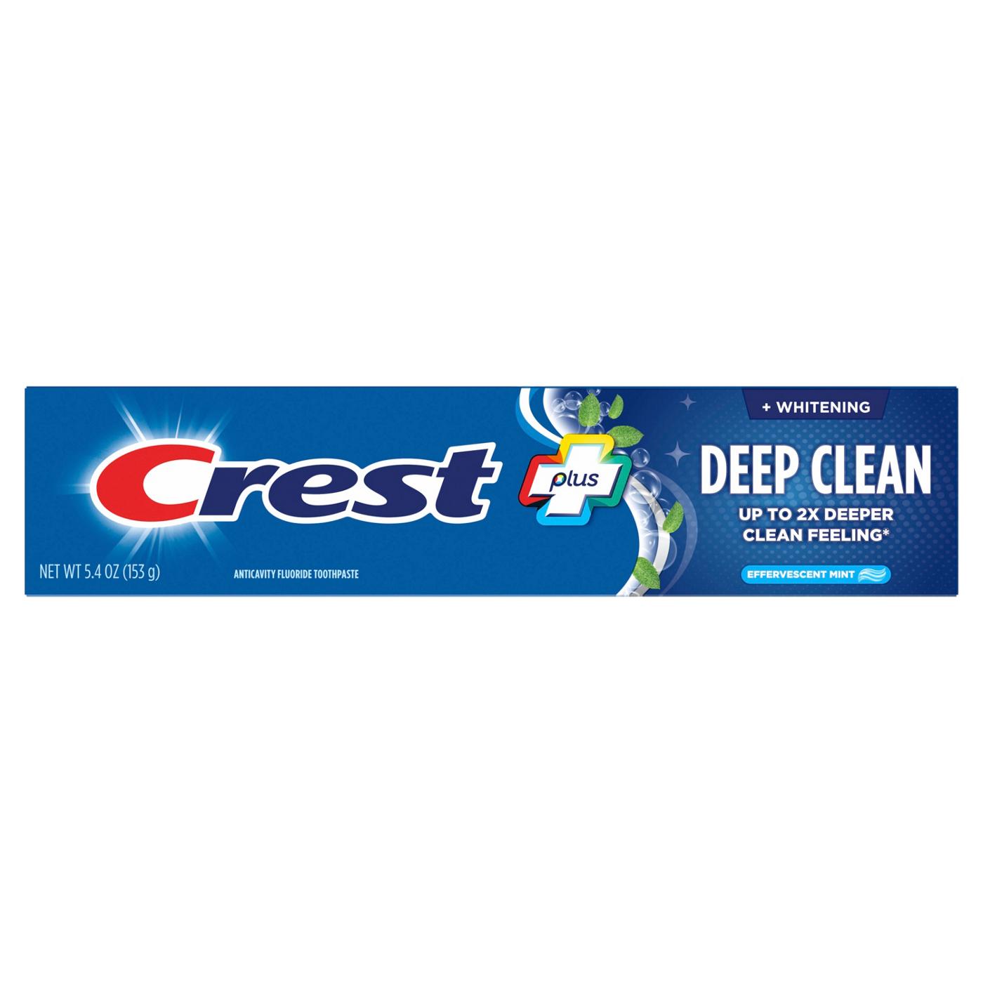 Crest Complete + Deep Clean Whitening Toothpaste - Effervescent Mint; image 1 of 10