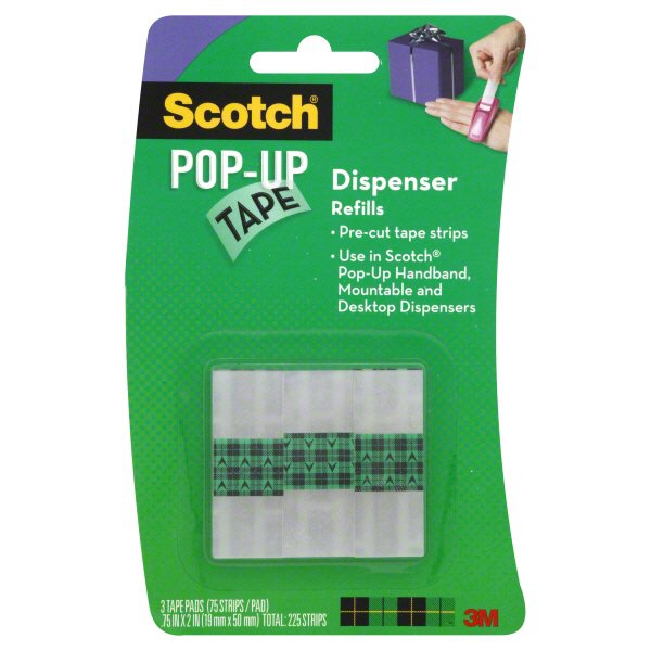 Scotch PopUp Tape Dispenser Refills Shop Tape at HEB