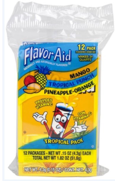 Flavor Aid Beverage Mix Tropical Shop Mixes And Flavor Enhancers At H E B