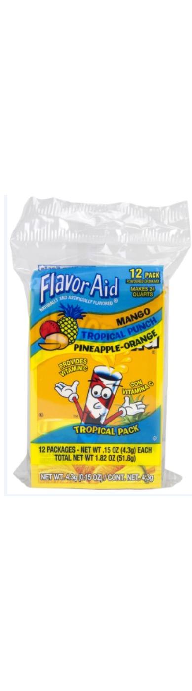 Flavor Aid Beverage Mix, Tropical; image 1 of 2