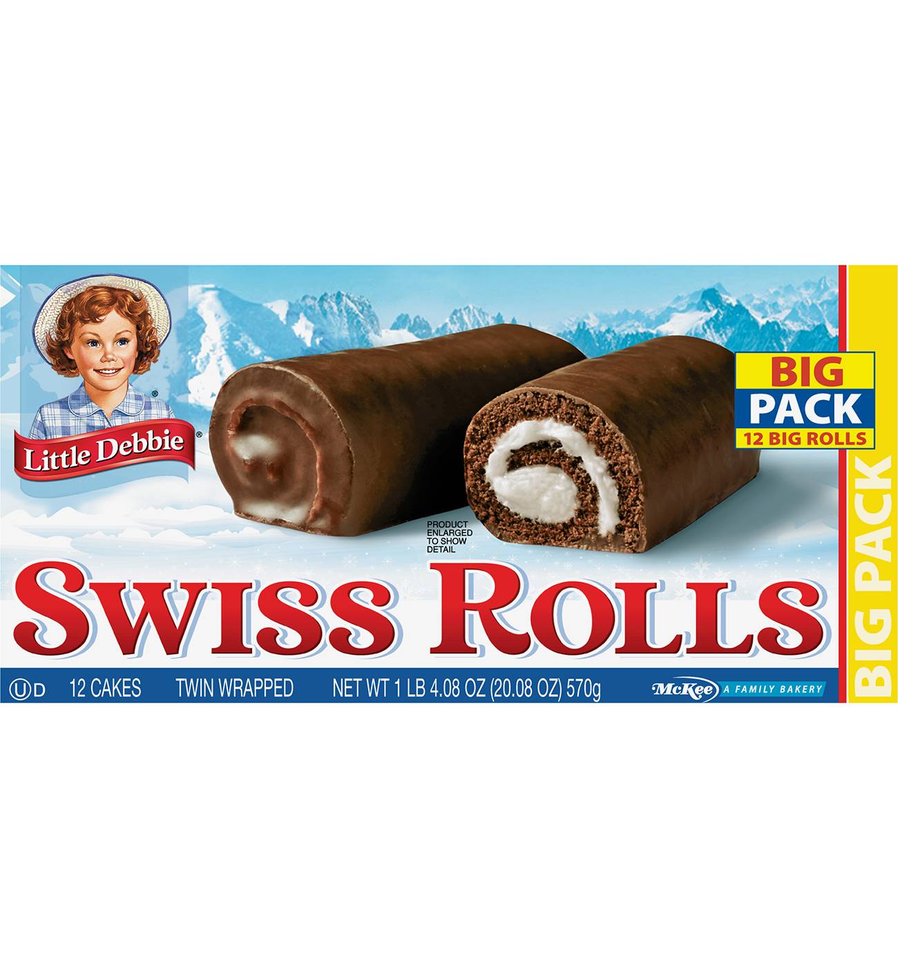 Little Debbie Swiss Rolls - Big Pack; image 1 of 4