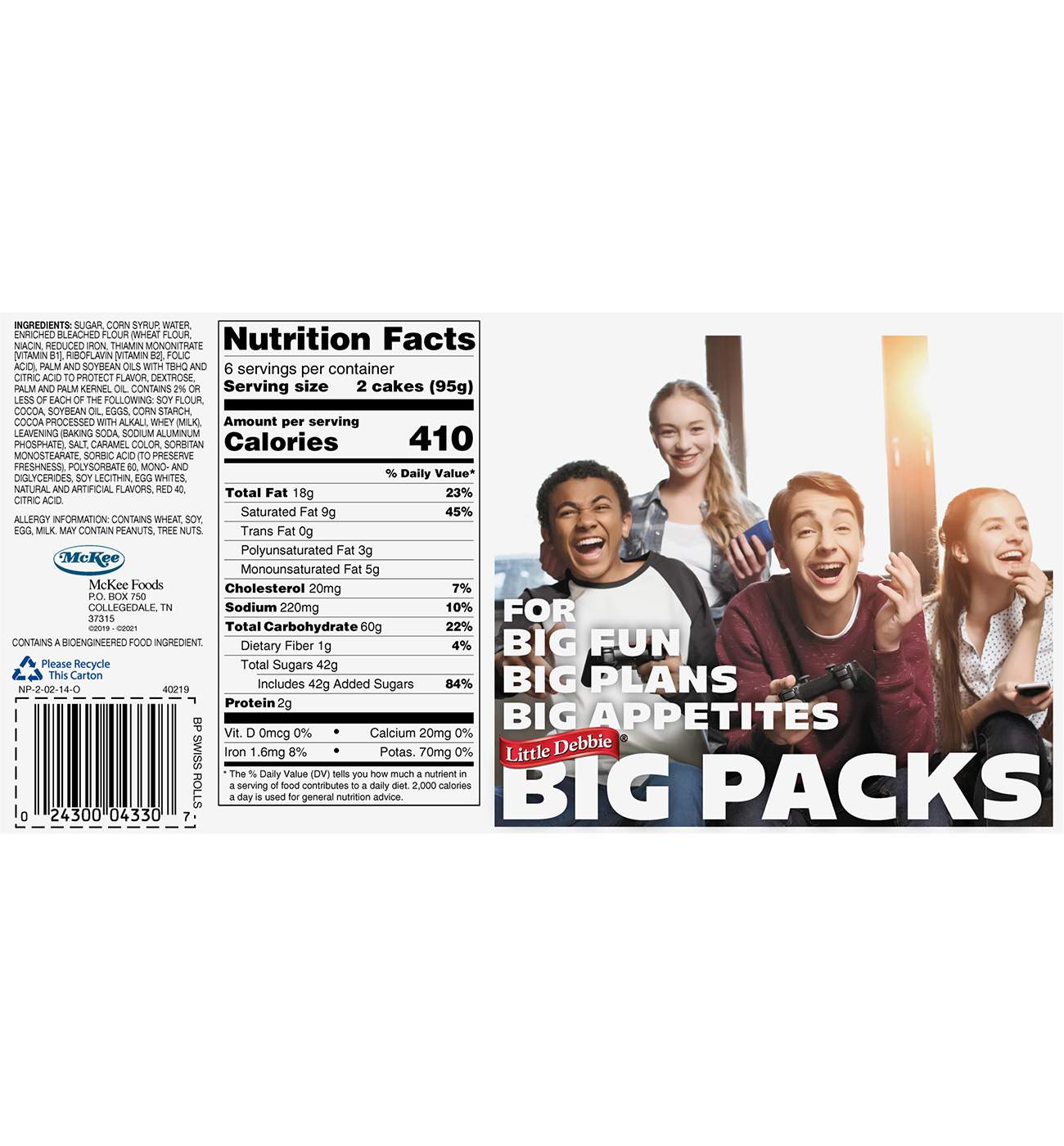 Little Debbie Swiss Rolls - Big Pack; image 4 of 4