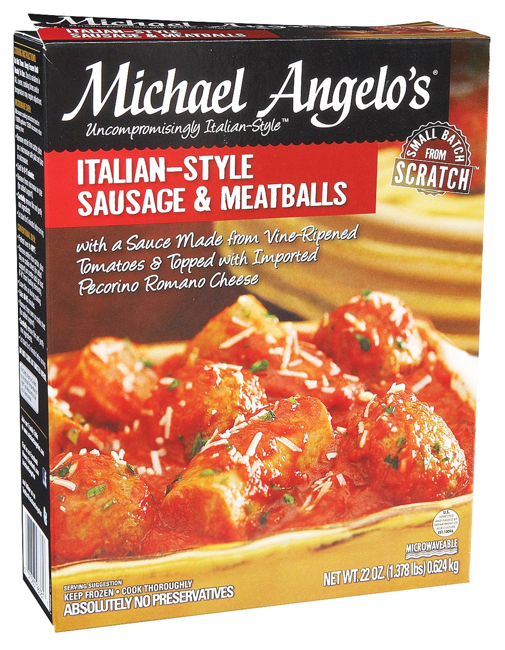 Michael Angelo S Italian Style Sausage Meatballs Shop Entrees   001493832 1