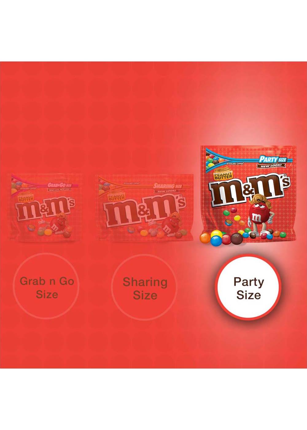 M&M'S Peanut Butter Chocolate Candy Party Size 38-Ounce Bag