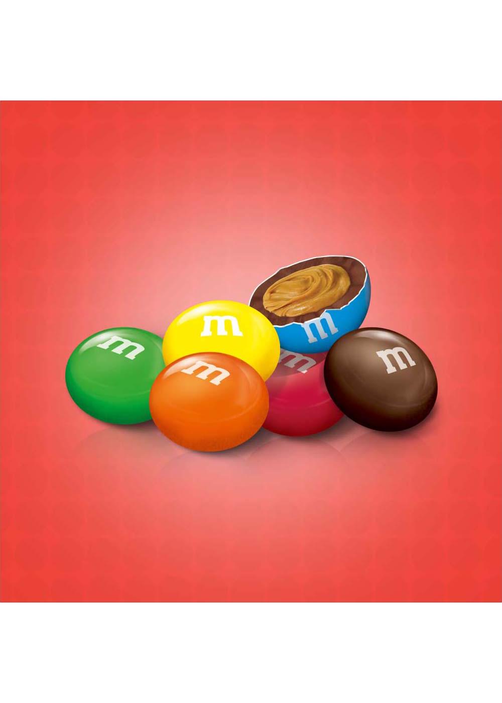 M&M'S Peanut Butter Chocolate Candy Party Size Bag, 38 oz