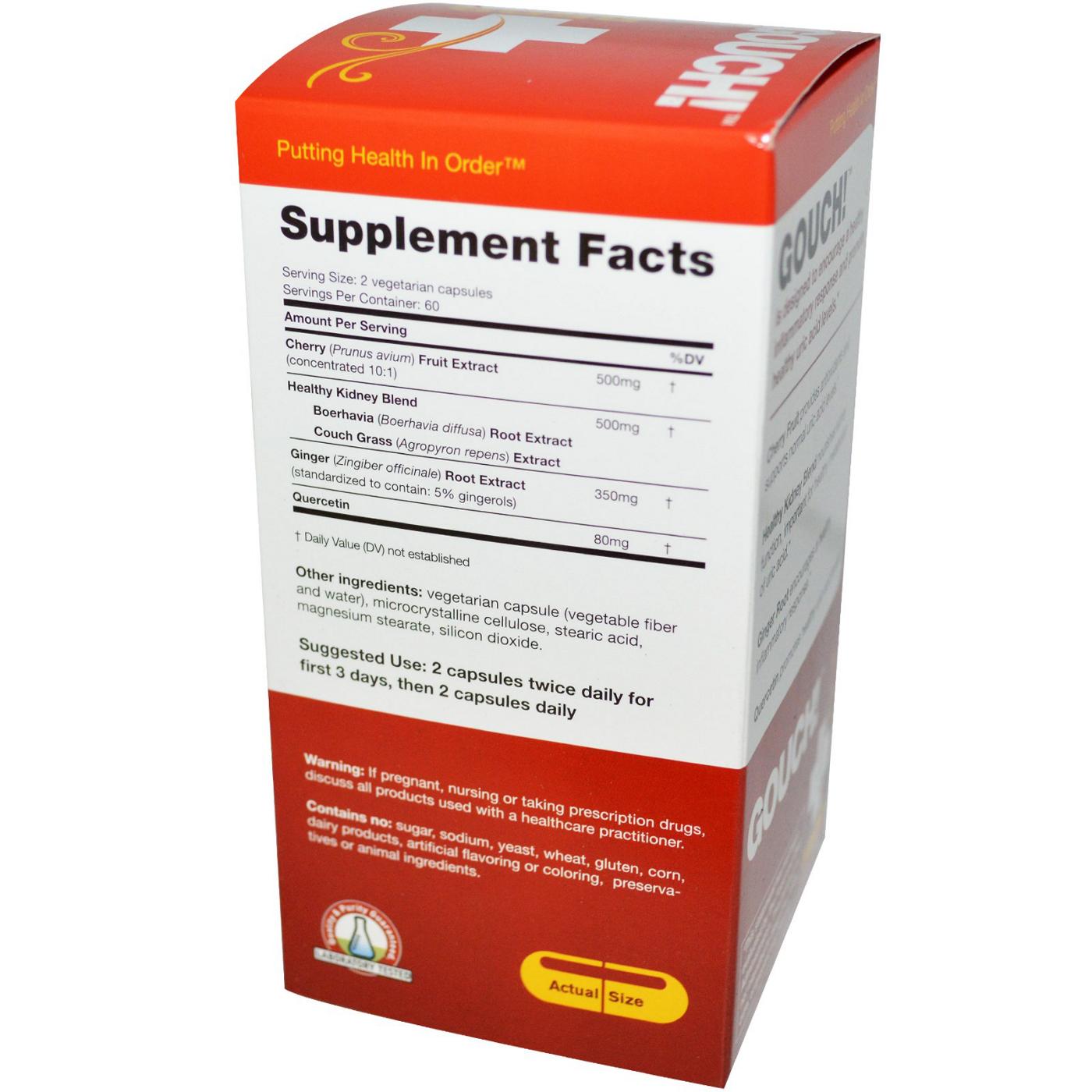 Redd Remedies Gouch Dietary Supplement; image 2 of 2