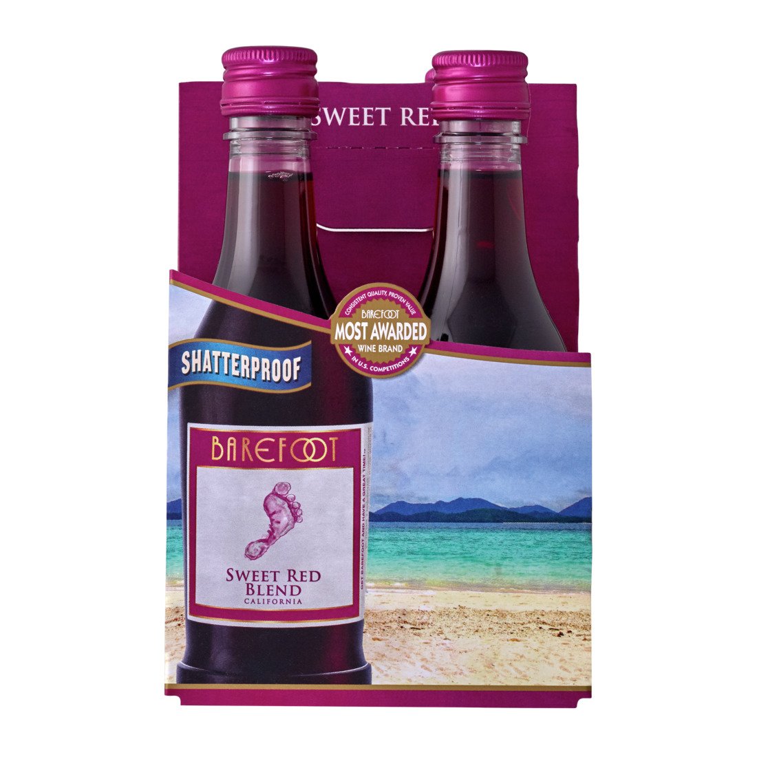 Barefoot Sweet Red Wine 187 mL Shop Wine at HEB