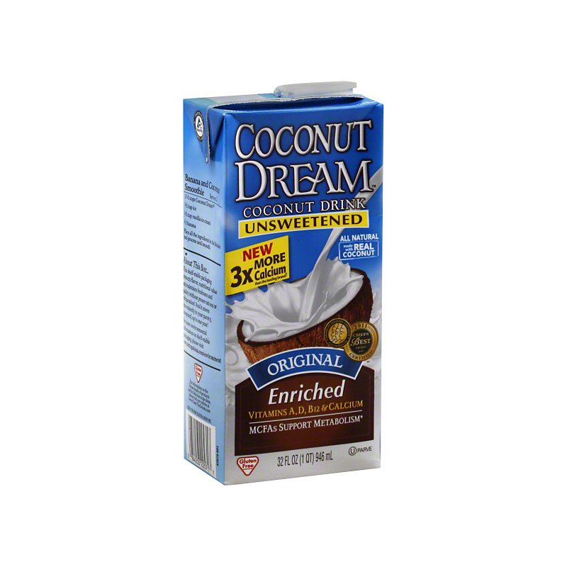 Coconut Dream Original Unsweetened Coconut Drink Shop Milk At H E B