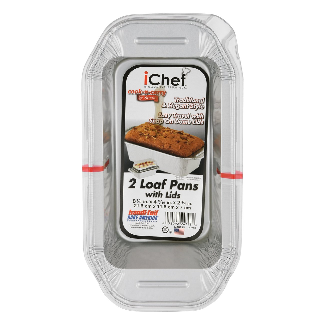 iChef Loaf Pans With Lids Shop Bakeware at HEB