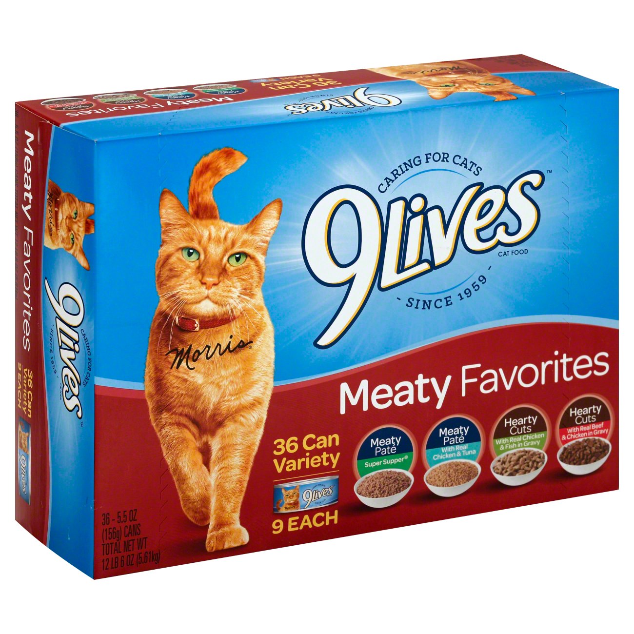 9Lives Meaty Favorites Cat Food Variety Pack Shop Food at HEB