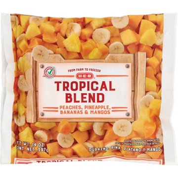 H-E-B Frozen Tropical Fruit Blend, 14 oz