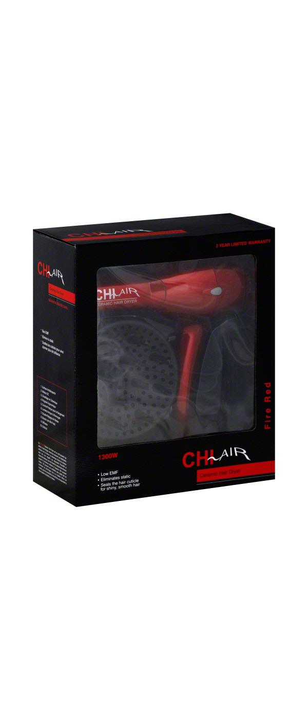 CHI Air Ceramic Fire Red Hair Dryer; image 2 of 2