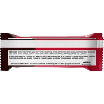NuGo 12g Protein Bar - Dark Chocolate Pretzel