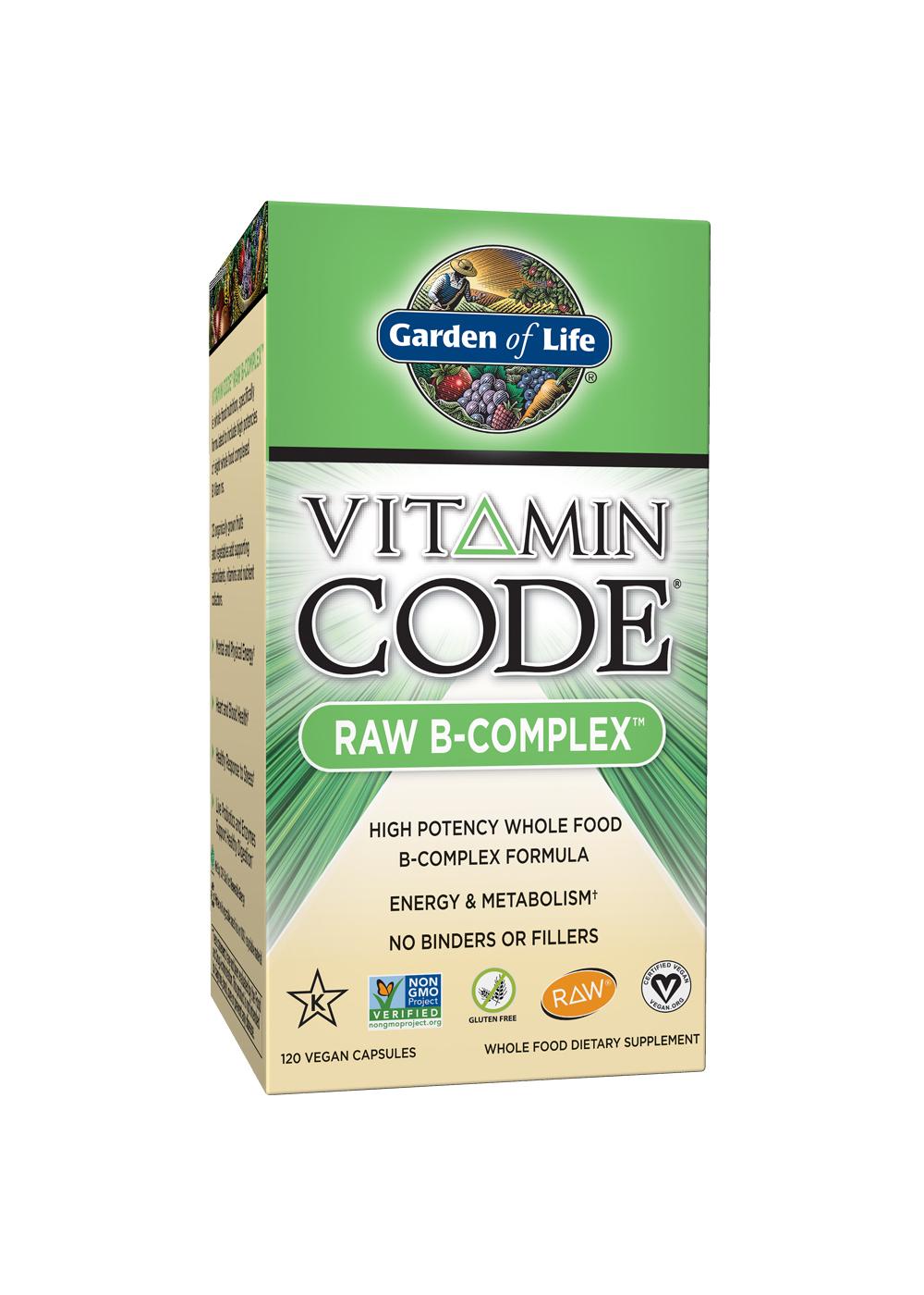 Garden of Life Vitamin Code Raw B-Complex Capsules; image 1 of 2