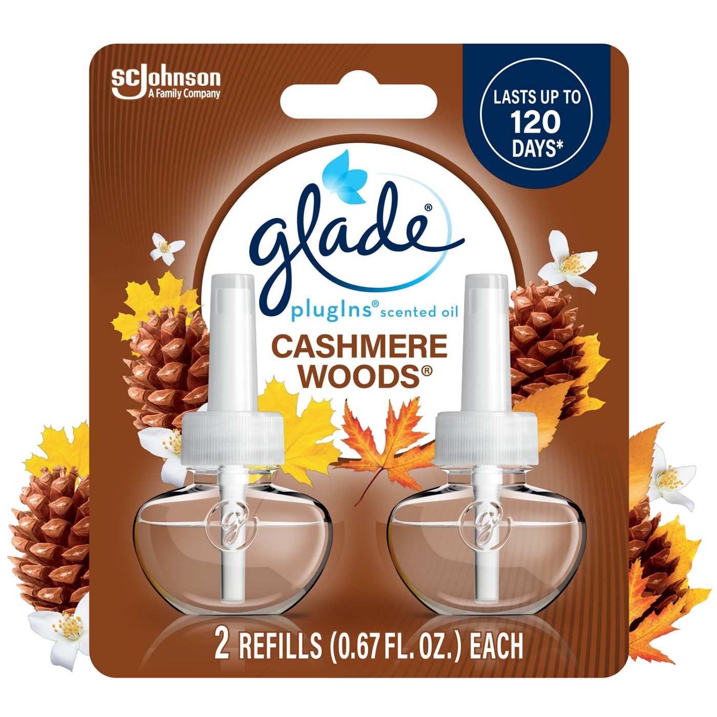 Glade PlugIns Scented Oil Air Freshener Refills - Cashmere Woods; image 4 of 14