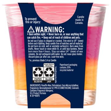 Glade 2 in1 Vanilla Passion Fruit & Hawaiian Breeze Candle
