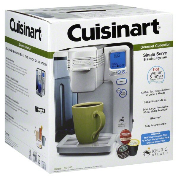 Cuisinart Gourmet Collection SingleServe Brewing System Shop Coffee Makers at HEB