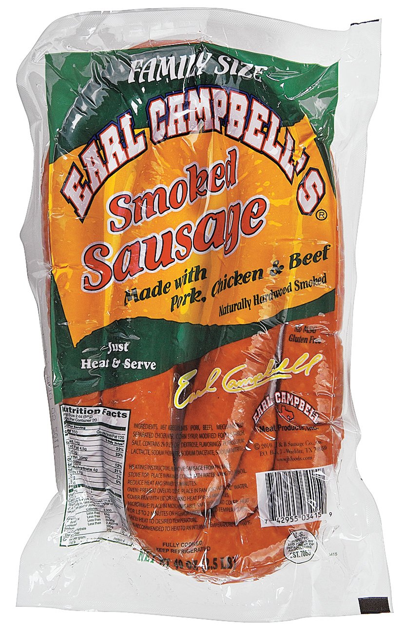 Earl campbell 2025 smoked sausage