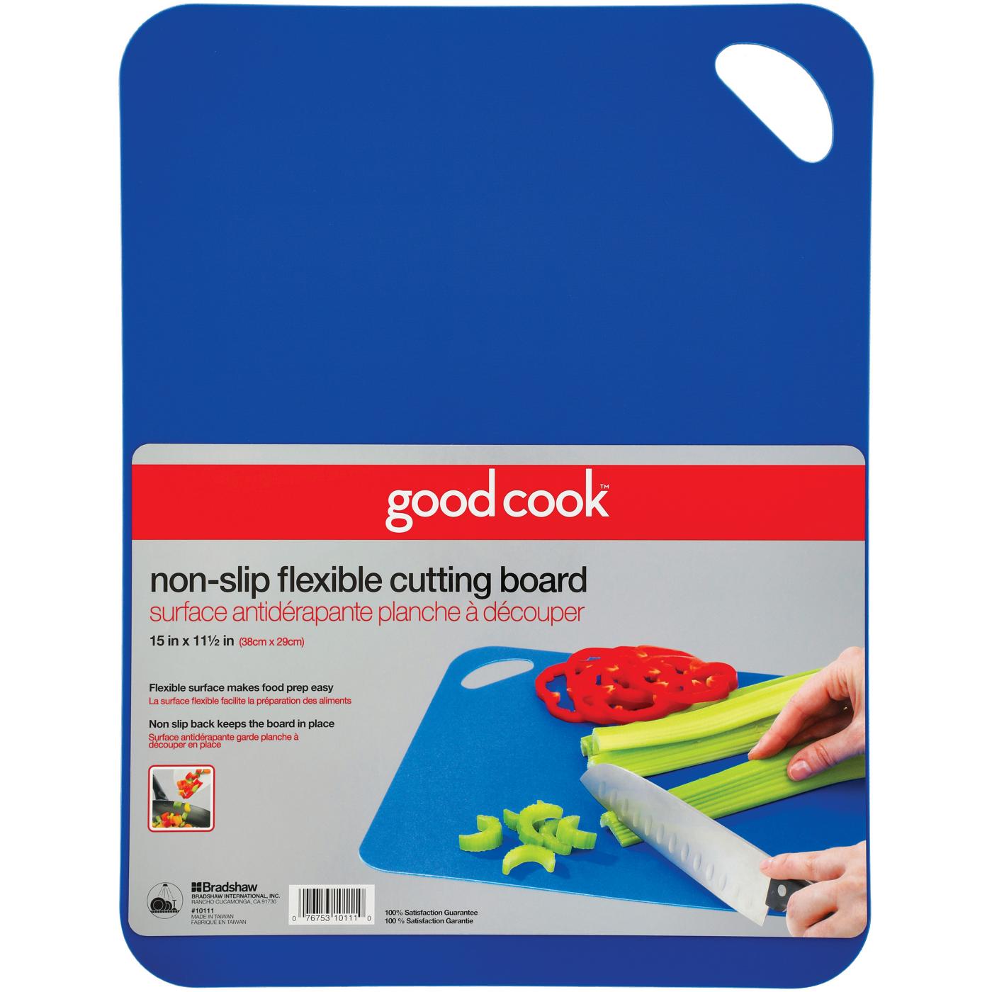 GoodCook Non-Slip Flexible Cutting Board - Assorted Colors; image 1 of 3