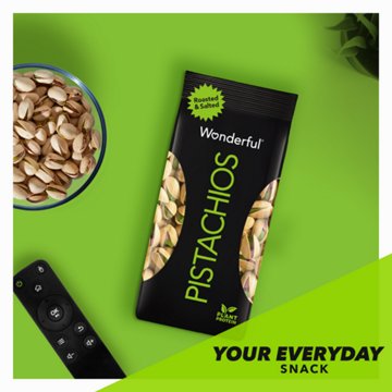 Wonderful Roasted & Salted Shelled Pistachios, 8 oz
