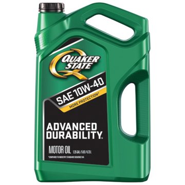 Quaker State Advanced Durability SAE 10W-40 Motor Oil, 5 qt