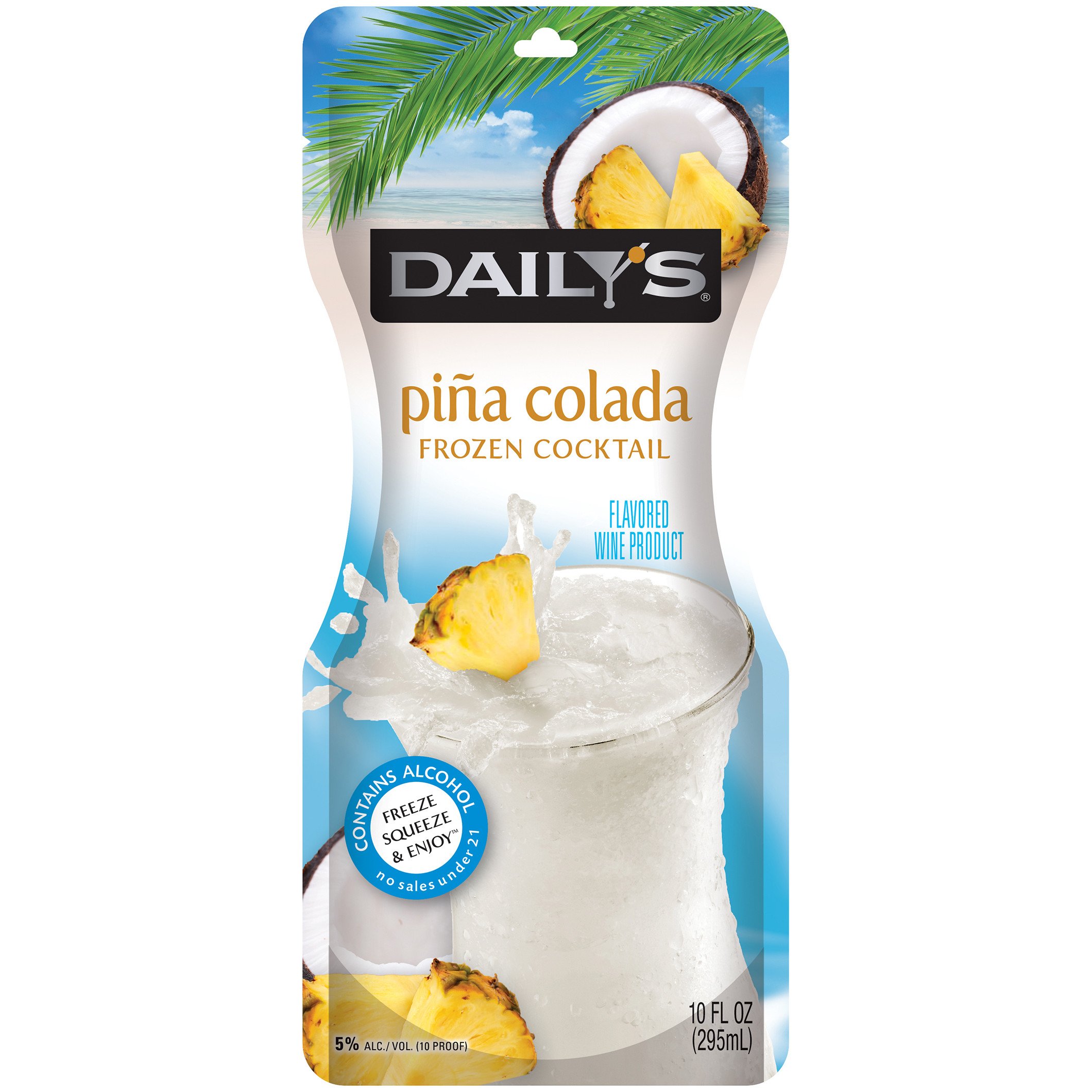 frozen piña coladas - Blue Bowl