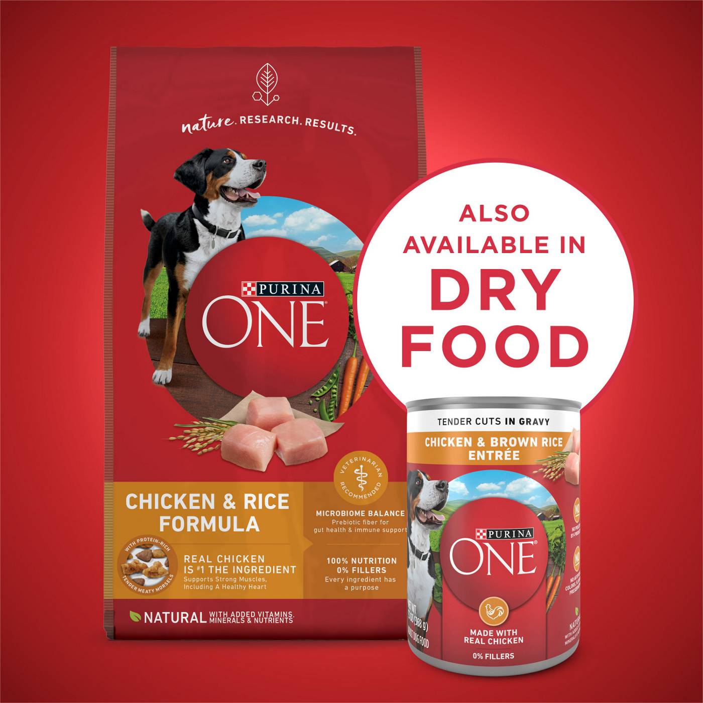 Purina ONE Purina ONE Tender Cuts in Wet Dog Food Gravy Chicken and Brown Rice Entree; image 6 of 6