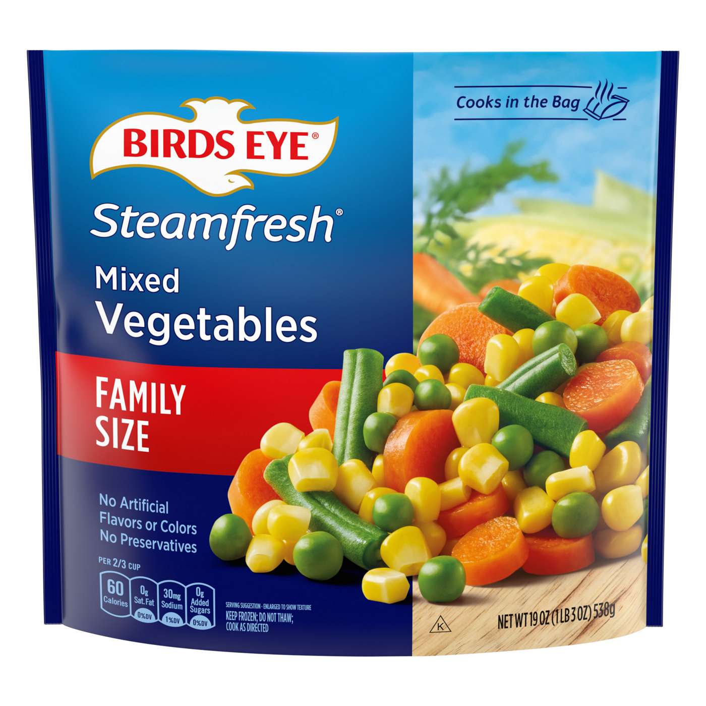 Birds Eye Frozen Steamfresh Mixed Vegetables - Family-Size; image 1 of 3