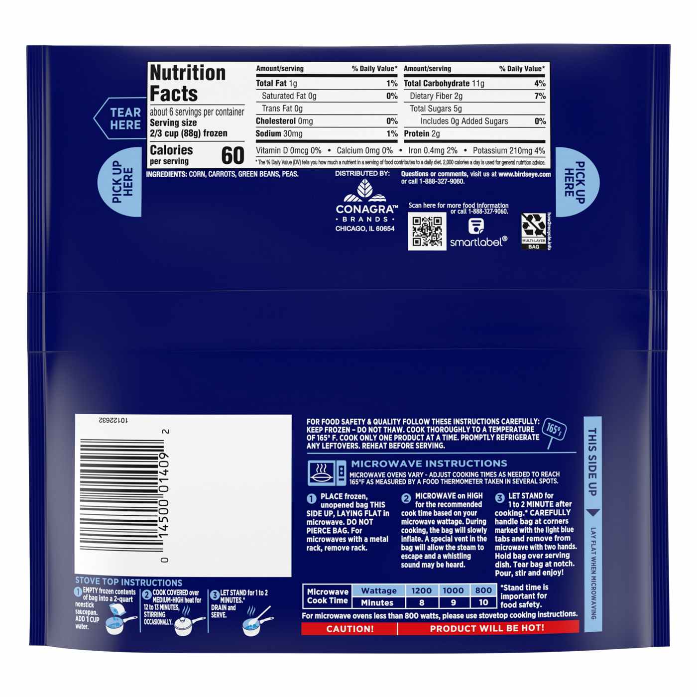 Birds Eye Frozen Steamfresh Mixed Vegetables - Family-Size; image 3 of 7