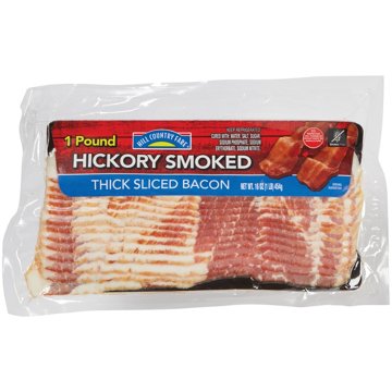 Hill Country Fare Hickory Smoked Thick Sliced Bacon, 16 oz