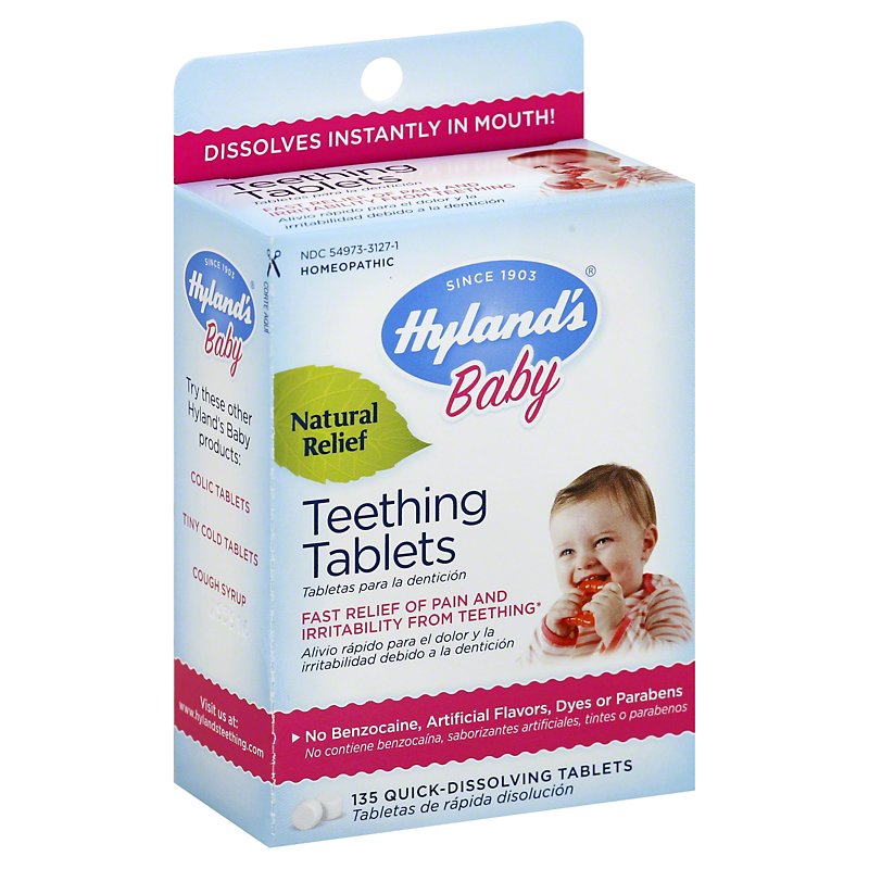 Hylands Baby QuickDissolving Teething Tablets Shop Health & Skin