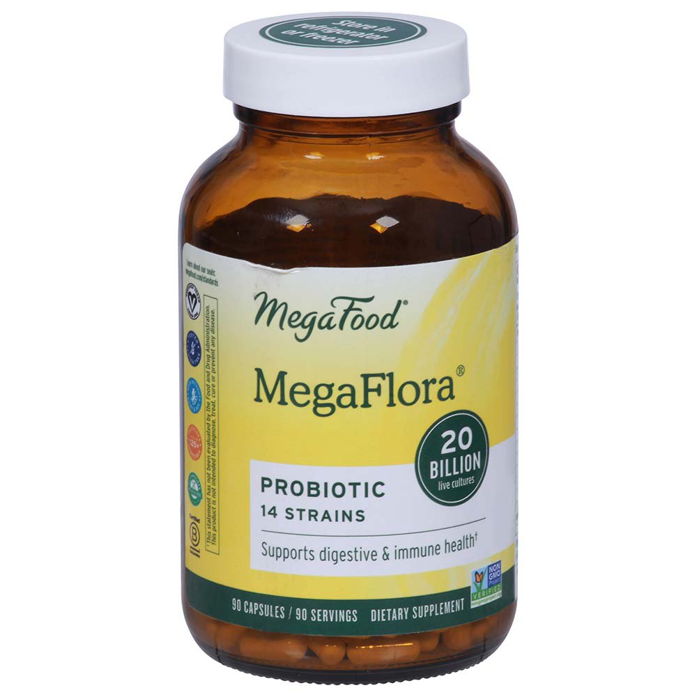 MegaFood MegaFlora Probiotic Capsules Shop Diet & fitness at HEB