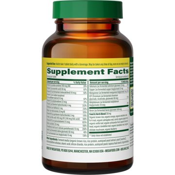MegaFood Mens One Daily Multivitamin, 60 ct