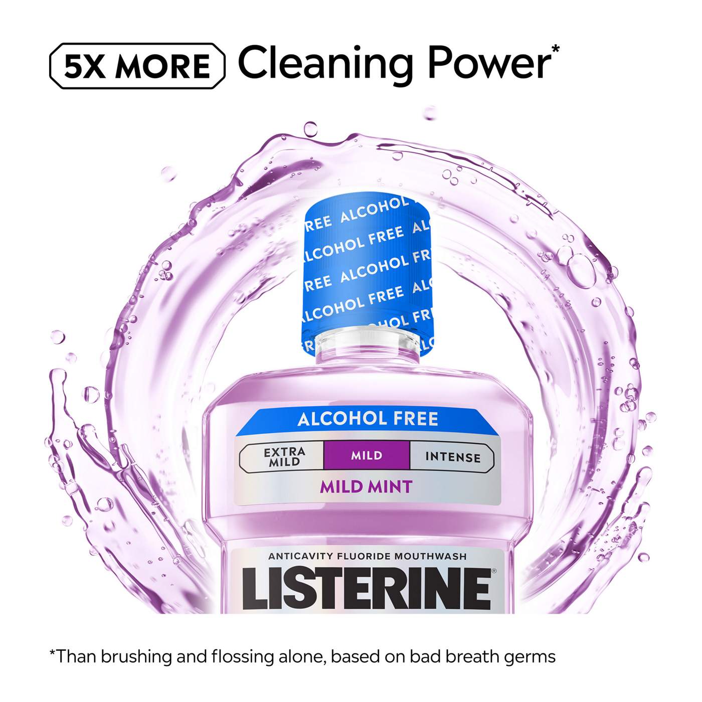 Listerine Total Care Zero Alcohol Anticavity Mouthwash Fresh Mint