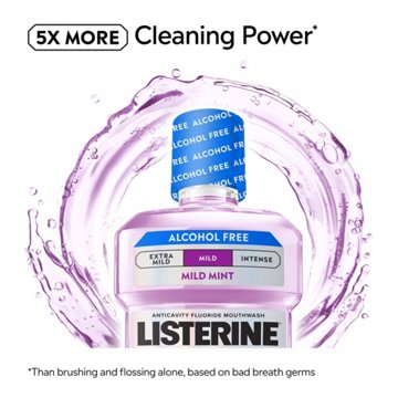 Listerine Total Care Zero Alcohol Anticavity Mouthwash - Fresh Mint, 33.8 oz