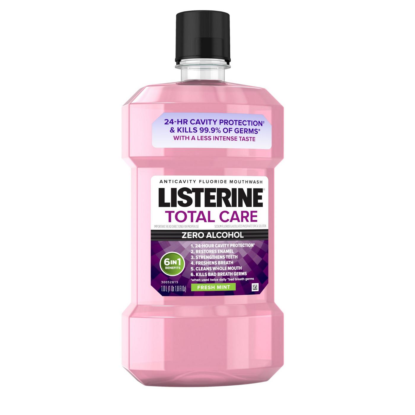 Listerine Total Care Zero Alcohol Anticavity Mouthwash - Fresh Mint; image 7 of 8