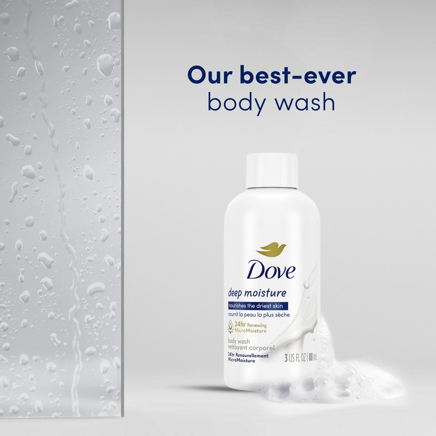 Dove Travel Size Deep Moisture Body Wash; image 5 of 8