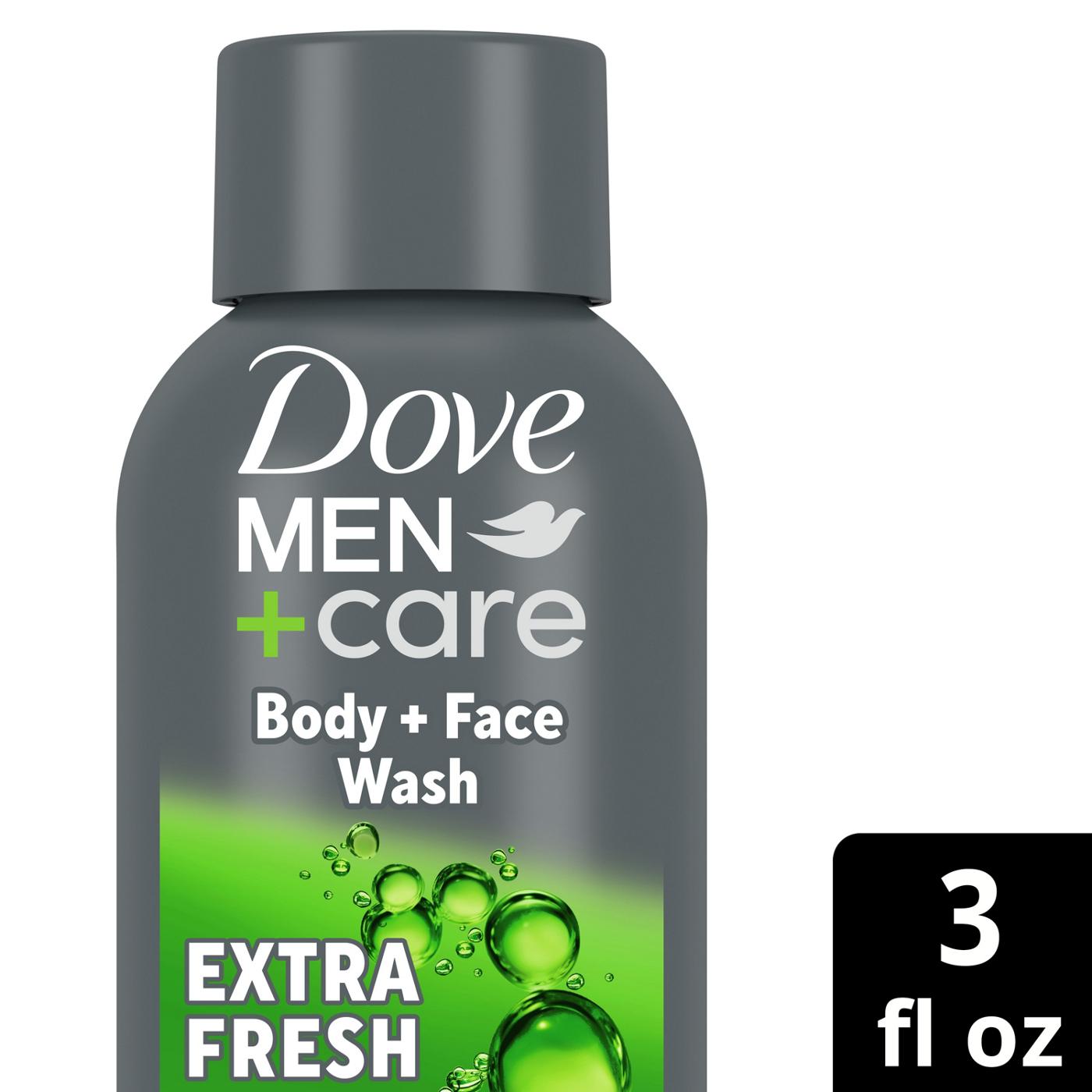 Dove Men+Care Extra Fresh Body Wash Travel Size; image 2 of 5