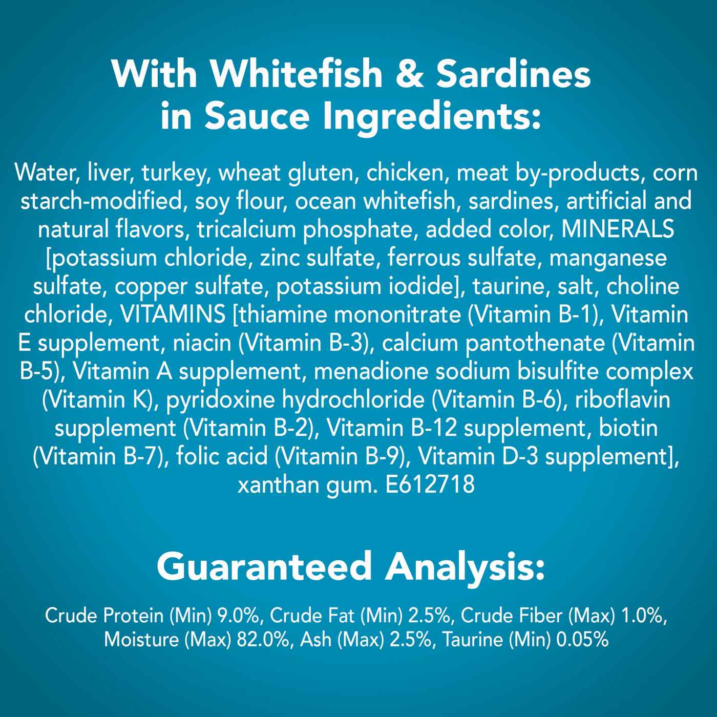 Friskies Purina Friskies Wet Cat Food, Shreds With Whitefish & Sardines in Sauce; image 6 of 6