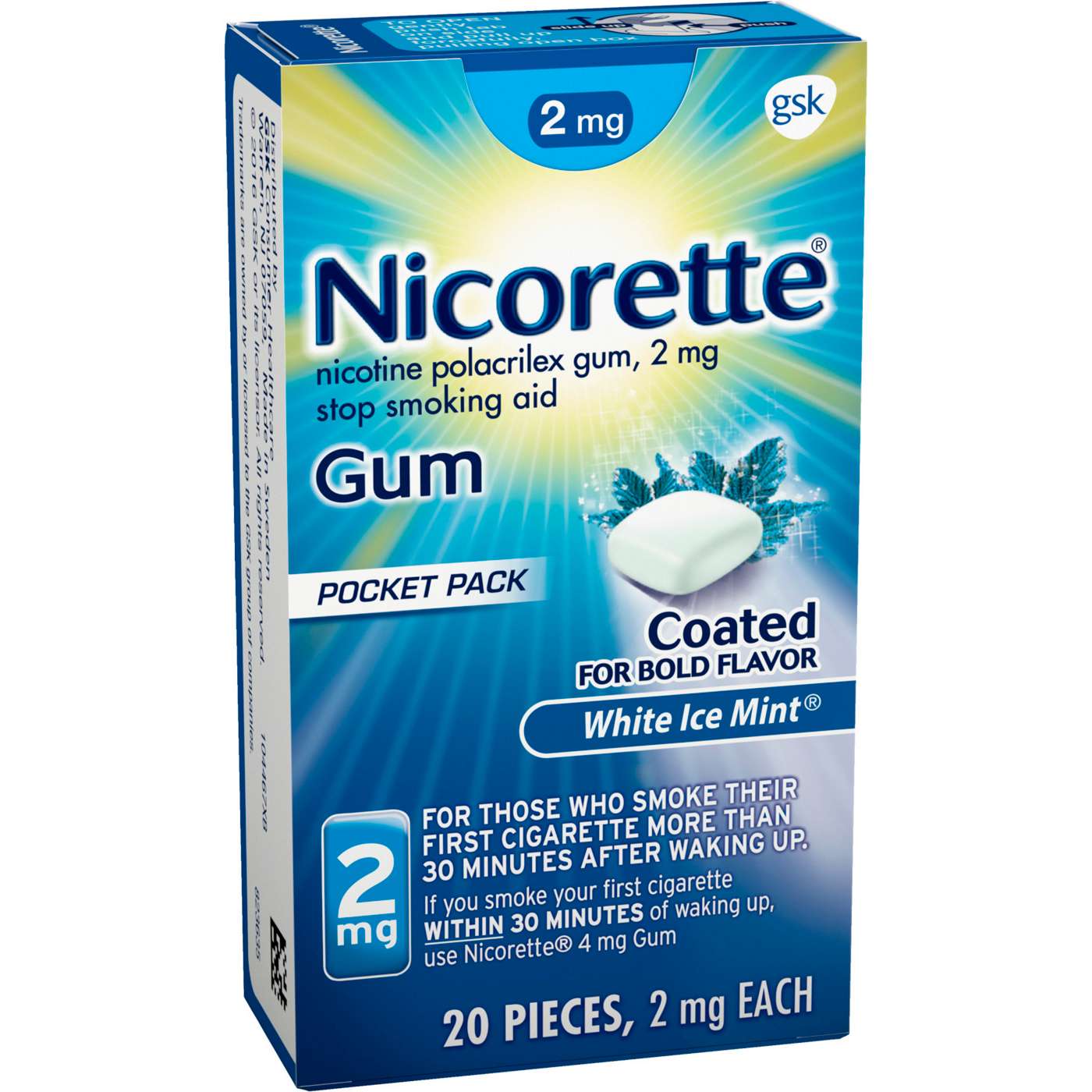 Nicorette Stop Smoking Aid Gum - 2 mg; image 7 of 8