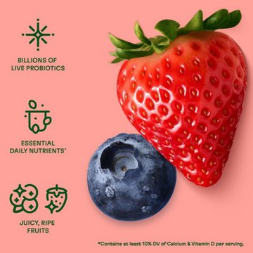 Activia Low Fat Probiotic Strawberry & Blueberry Yogurt