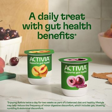 Activia Low Fat Probiotic Strawberry & Blueberry Yogurt
