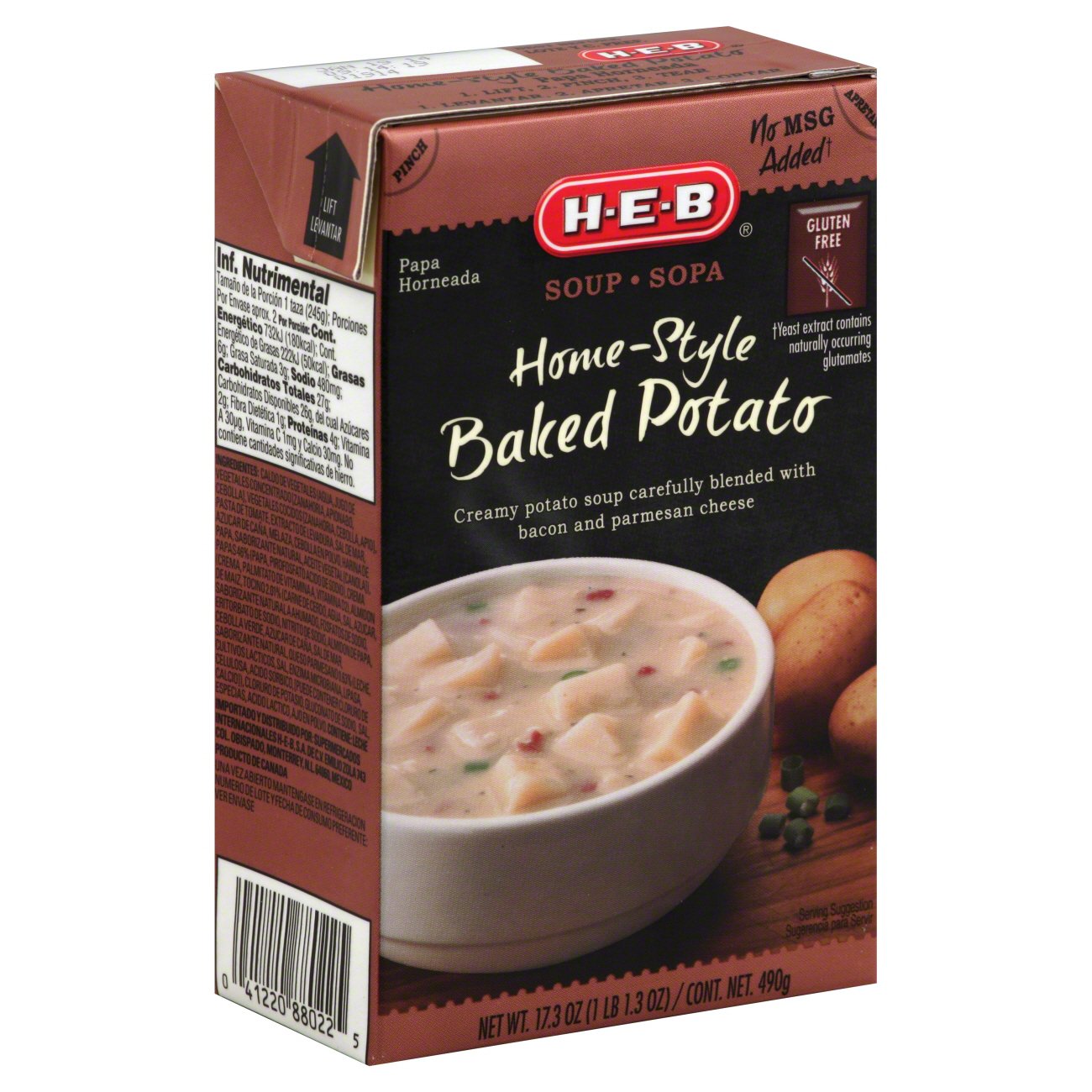 H-E-B Home-Style Baked Potato Soup - Shop Soups & Chili At H-E-B