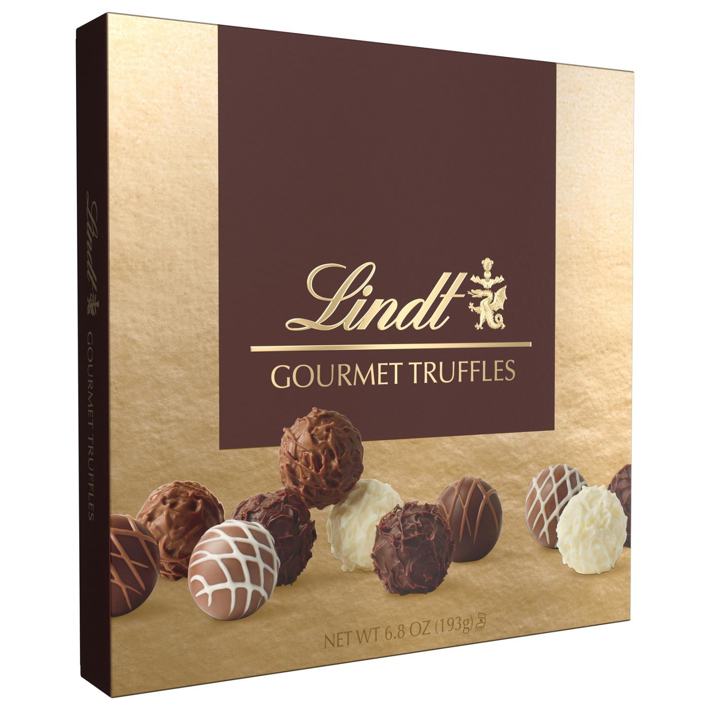 Lindt Lindor Gourmet Assorted Chocolate Truffles Gift Box; image 5 of 5