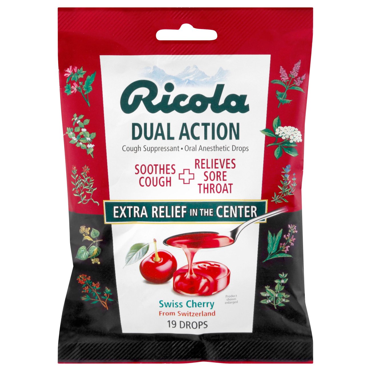 Ricola Dual Action Dual Action Cough Suppressant/ Oral Anesthetic