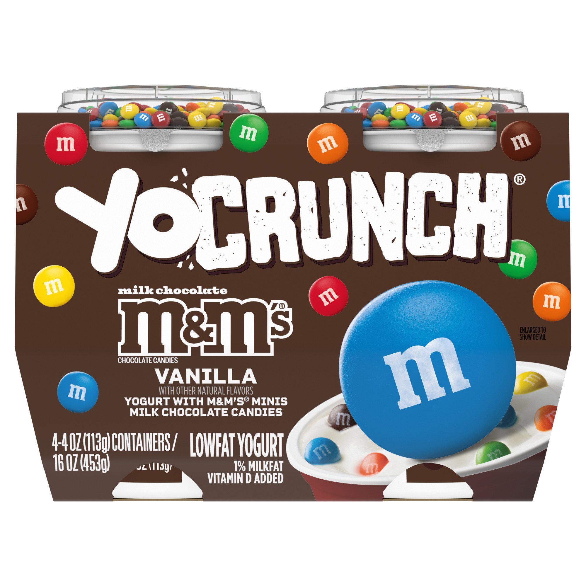 YoCrunch LowFat Vanilla Yogurt with Milk Chocolate M&M's Shop Yogurt