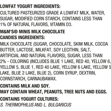 YoCrunch Low-Fat Vanilla Yogurt with Milk Chocolate M&M's