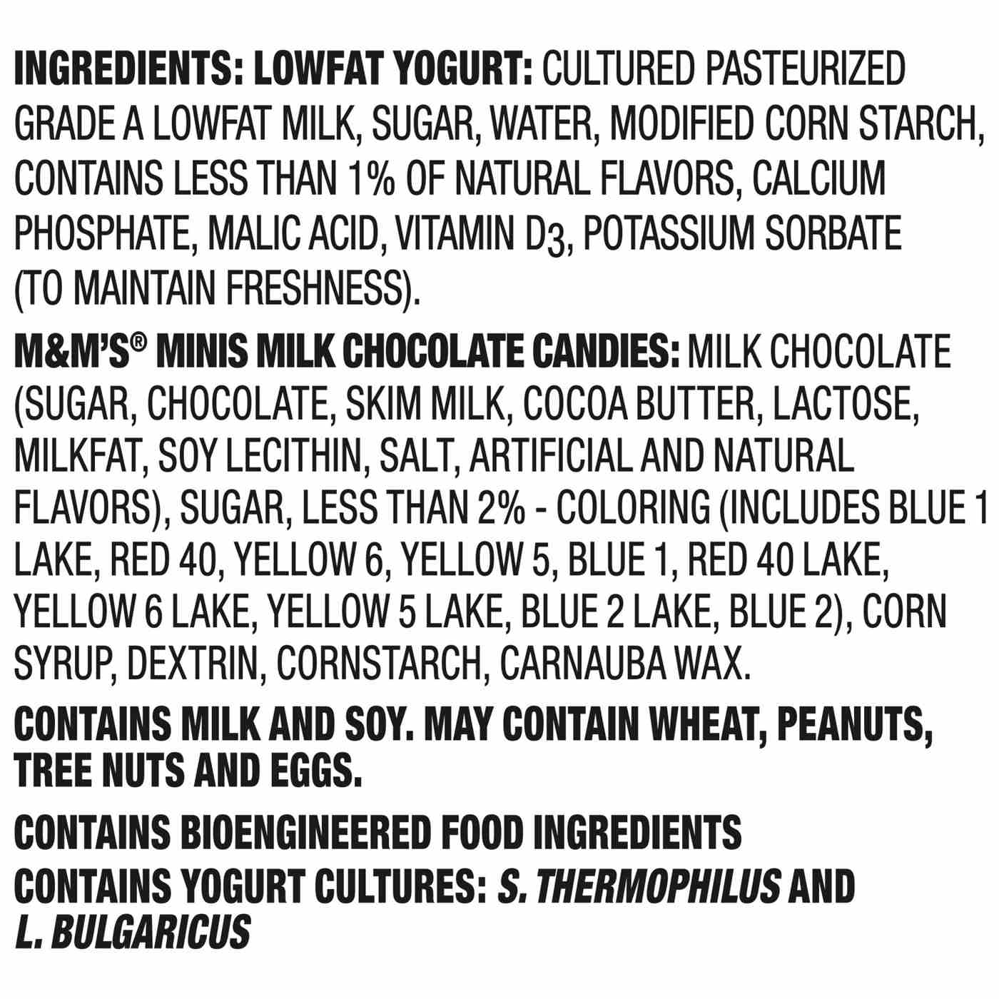 YoCrunch Low-Fat Vanilla Yogurt with Milk Chocolate M&M's; image 4 of 9